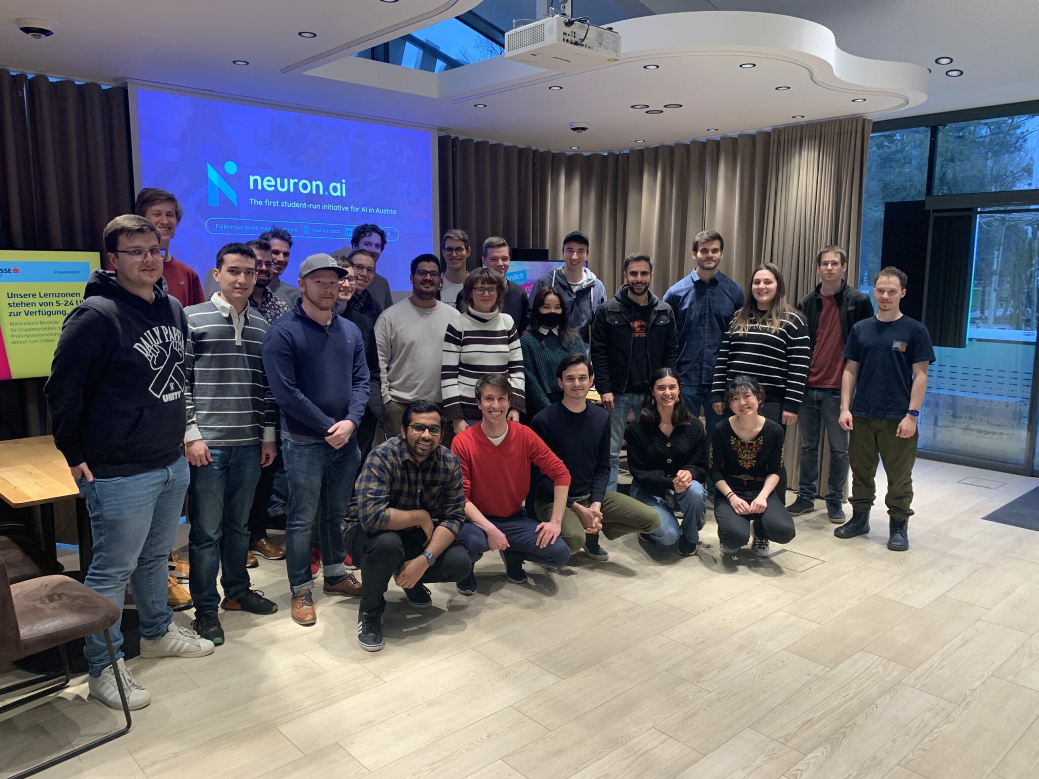 neuron.ai team members at event